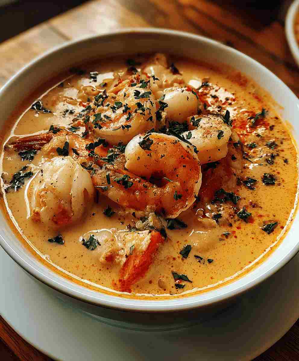 Crab and Shrimp Seafood Bisque
