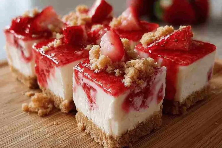 Strawberry Crunch Cheesecake Chunks