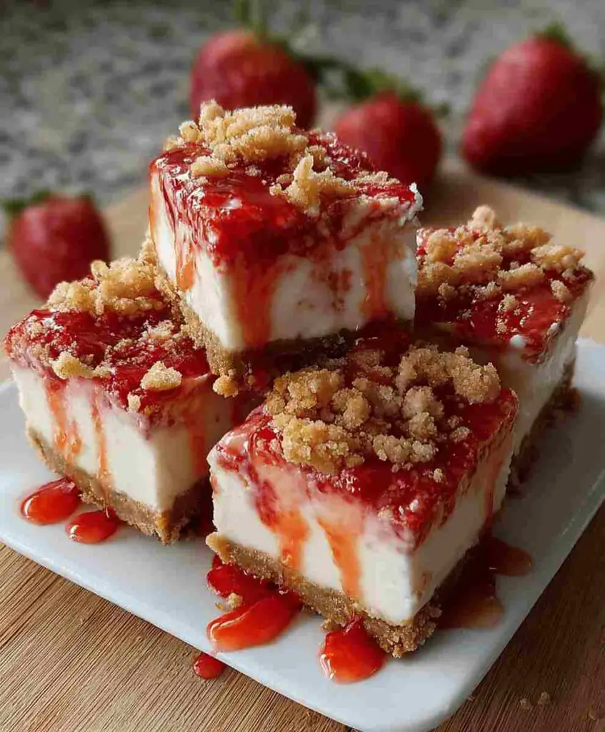 Strawberry Crunch Cheesecake Chunks
