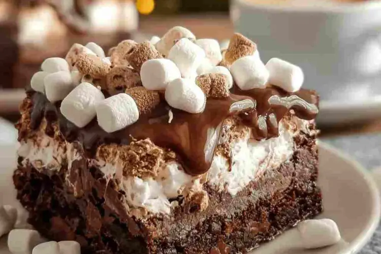 Hot Chocolate Poke Cake