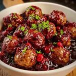 Christmas Cranberry Meatballs
