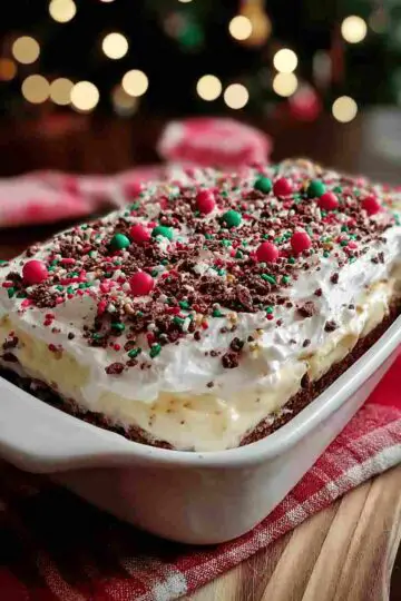 No Bake Christmas Cookie Lush