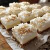 Skinny Coconut Cheesecake Bars