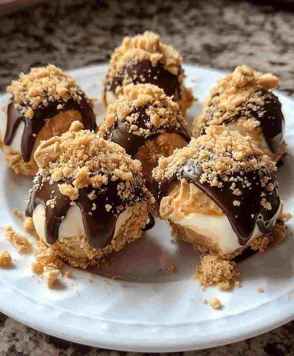 No Bake Peanut Butter Cheesecake Balls