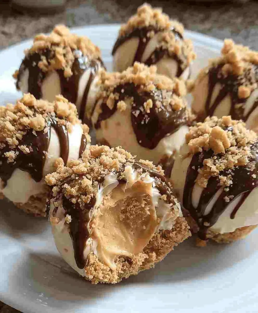 No Bake Peanut Butter Cheesecake Balls