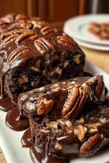 Gooey Chocolate Pecan Cake