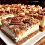 Pecan Pie Cheesecake Bars