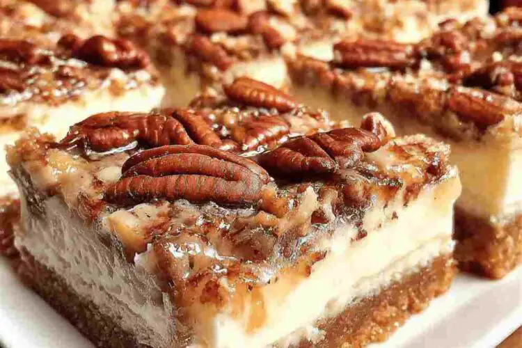 Pecan Pie Cheesecake Bars
