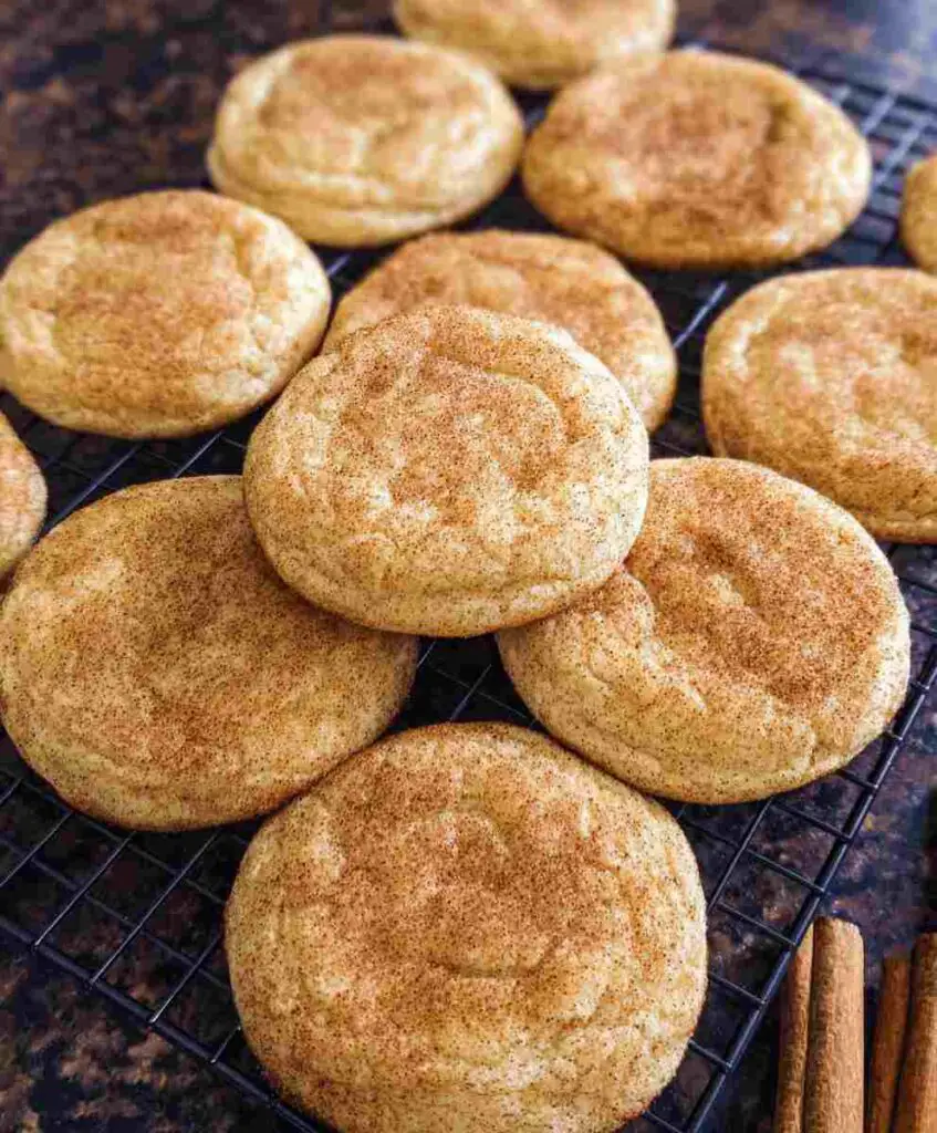 Easy Chewy Snickerdoodle Cookies