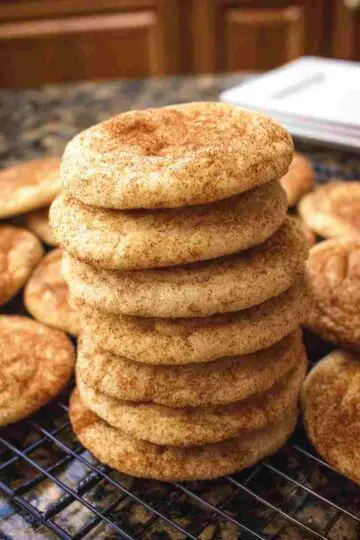 Easy Chewy Snickerdoodle Cookies