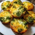 Low Carb Broccoli Cheese Rounds