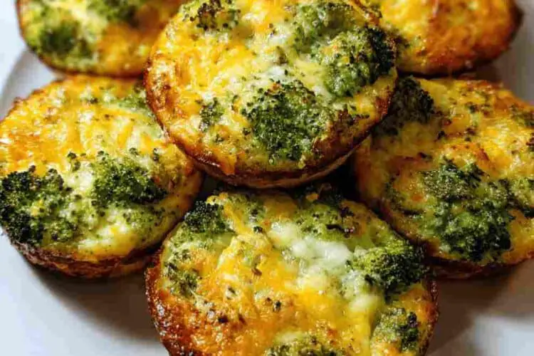 Low Carb Broccoli Cheese Rounds