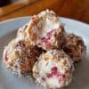 Strawberry Cheesecake Protein Balls