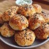 High Protein Bagel Bites