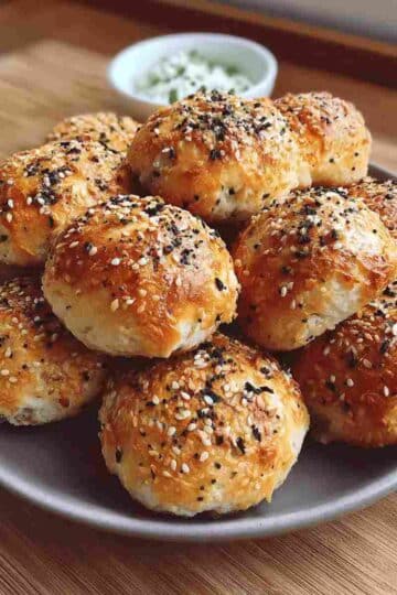 High Protein Bagel Bites