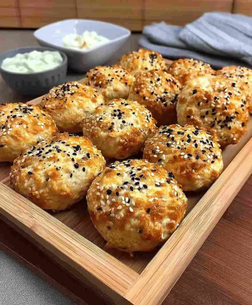 High Protein Bagel Bites