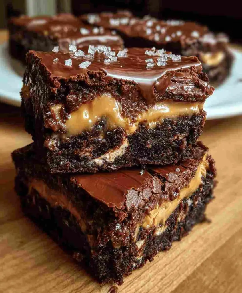 Outrageous Snickers Brownies