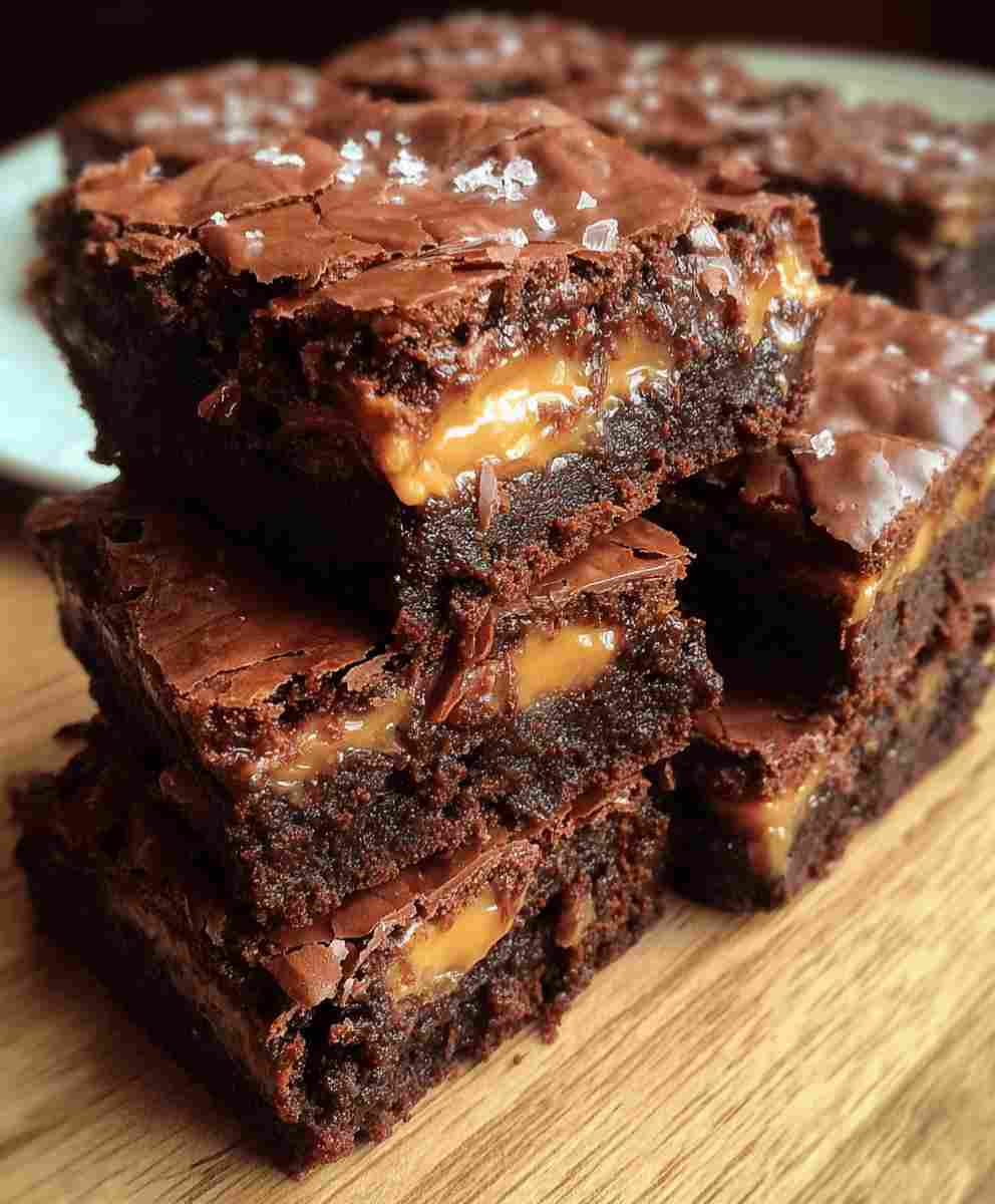 Outrageous Snickers Brownies