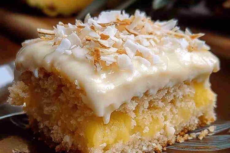 Easy Pineapple Coconut Cake