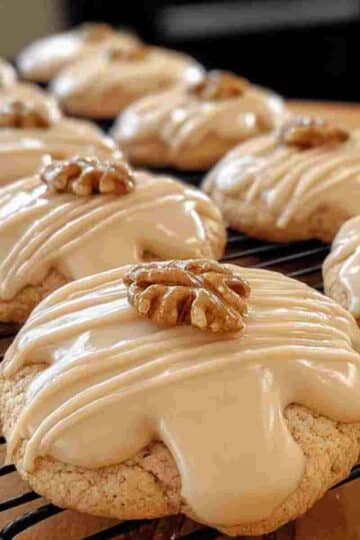 Easy Maple Cookies with Maple Icing