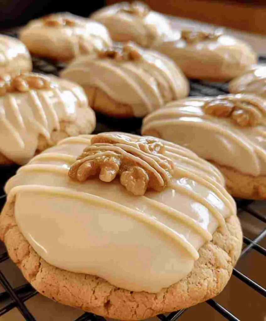 Easy Maple Cookies with Maple Icing