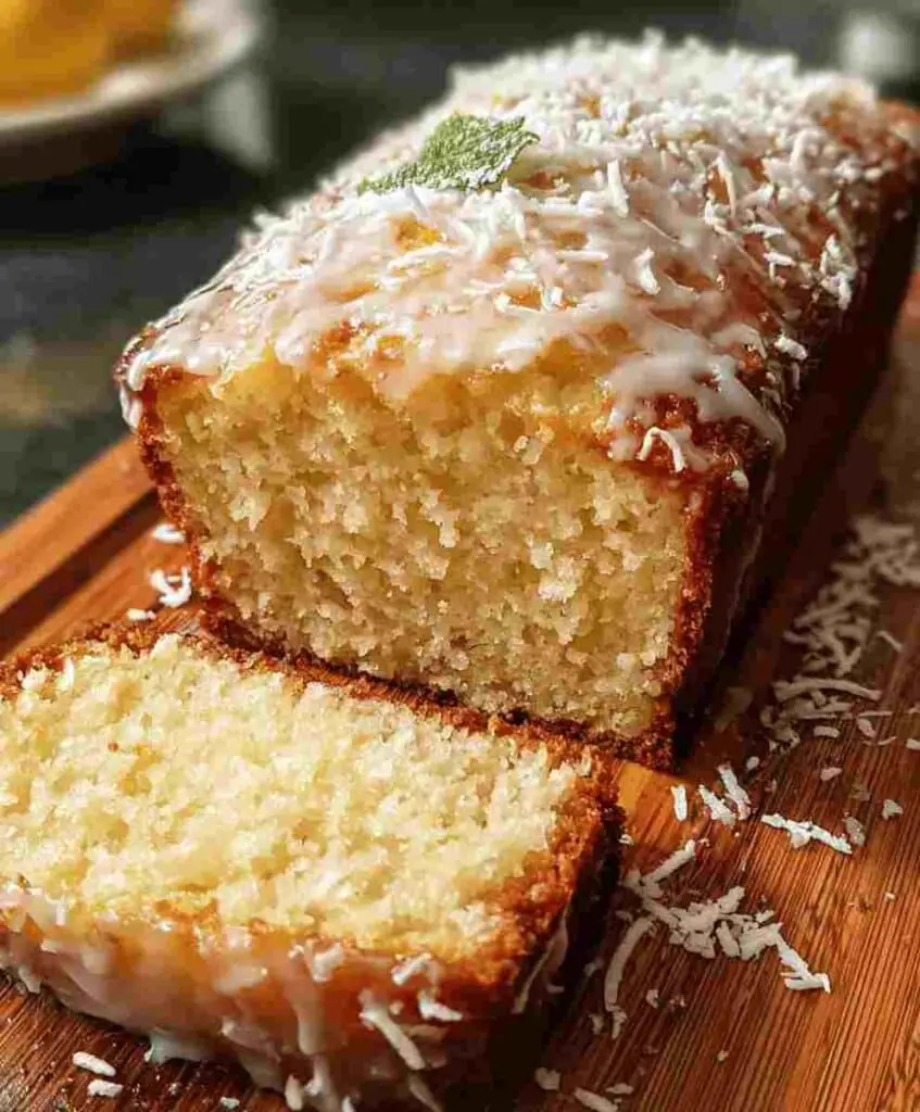 Easy Coconut Loaf Cake