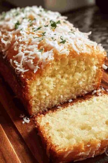 Easy Coconut Loaf Cake