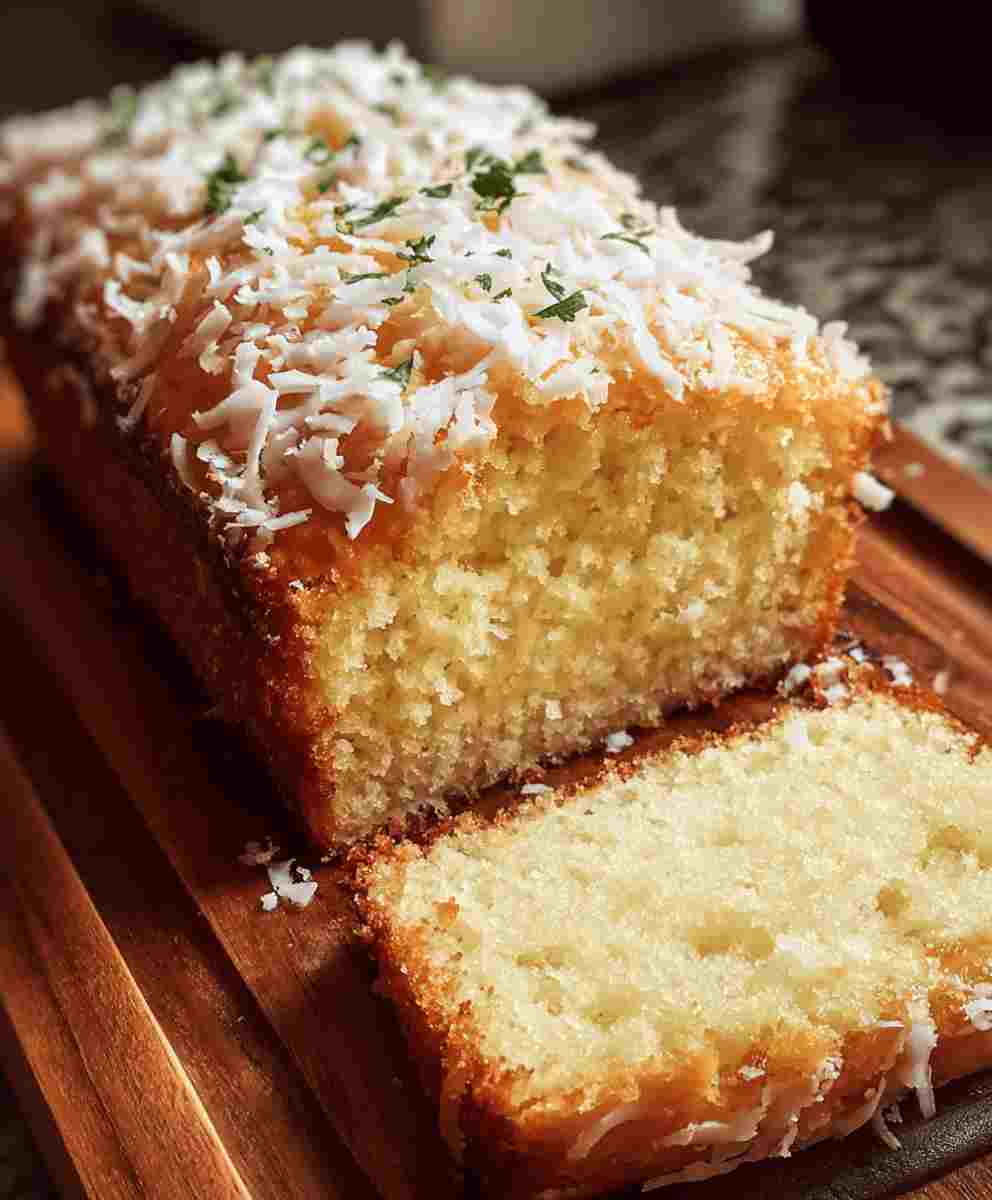Easy Coconut Loaf Cake