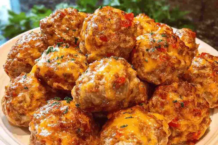 Rotel Cream Cheese Sausage Balls
