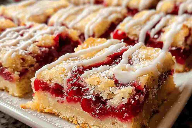 Christmas Cherry Bars Easy Holiday Dessert