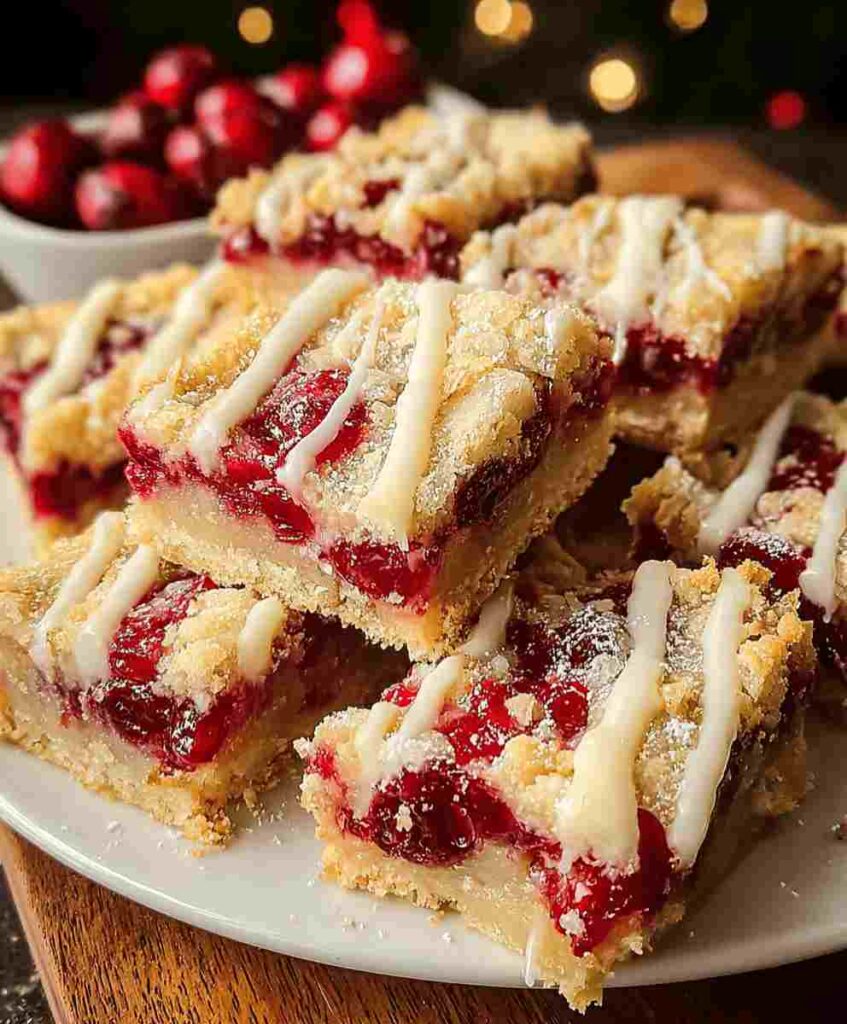 Christmas Cherry Bars Easy Holiday Dessert