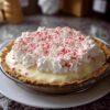 White Chocolate Peppermint Cream Pie
