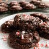 Peppermint Brownie Cookies