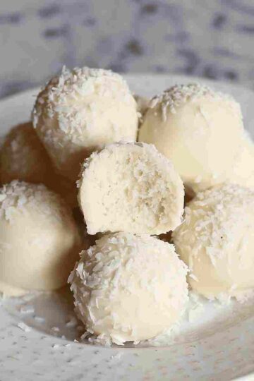 Coconut Snowball Truffles