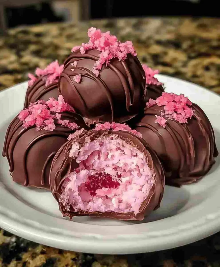 Cherry Mash Truffles