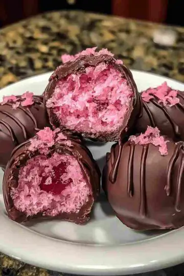 Cherry Mash Truffles