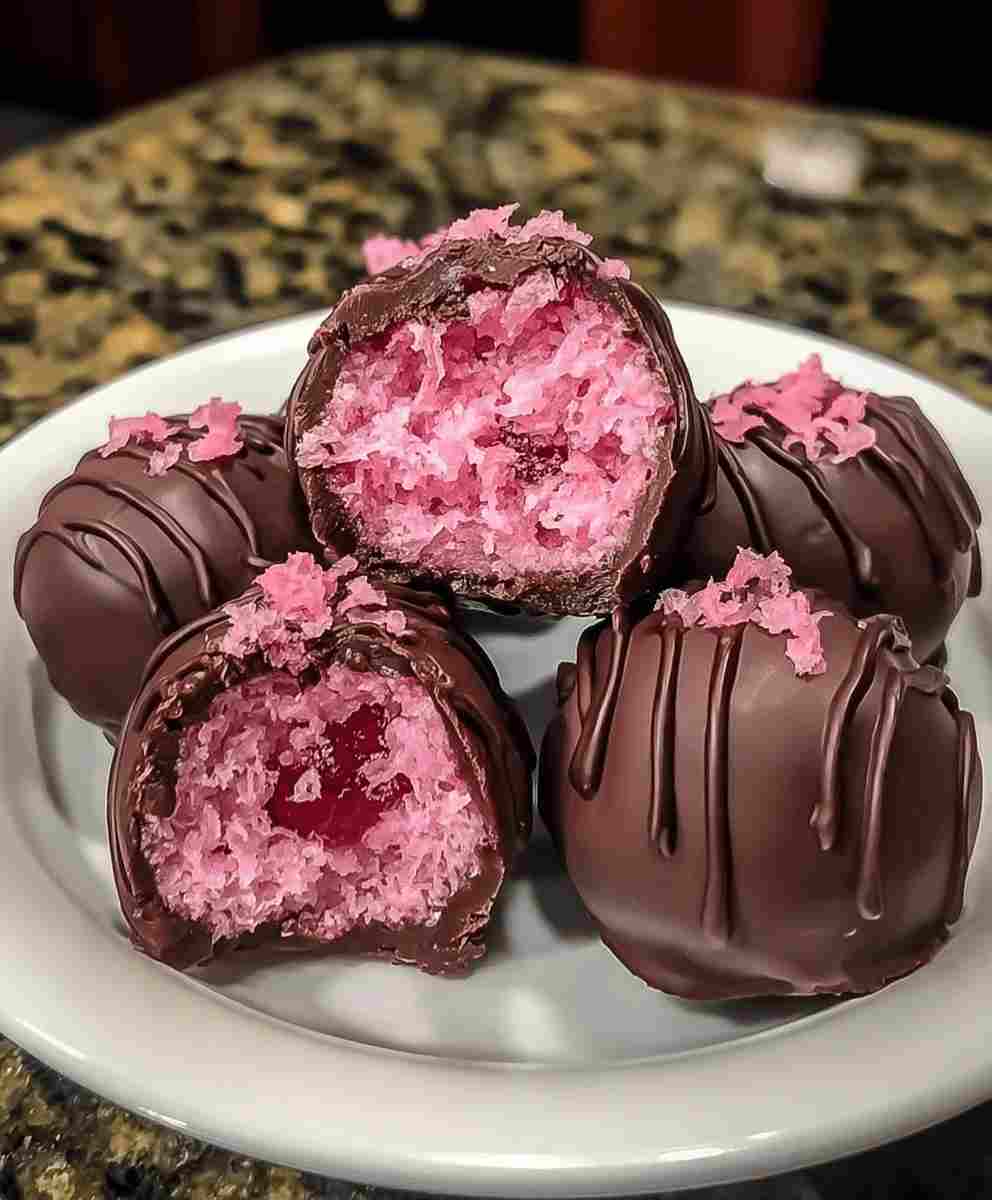 Cherry Mash Truffles