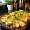 Loaded Ground Beef and Potatoes Skillet