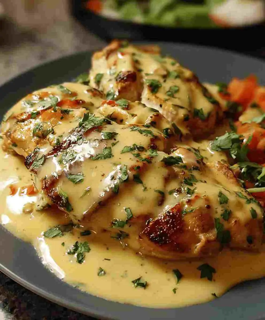 Mexican Chicken with Cheese Sauce