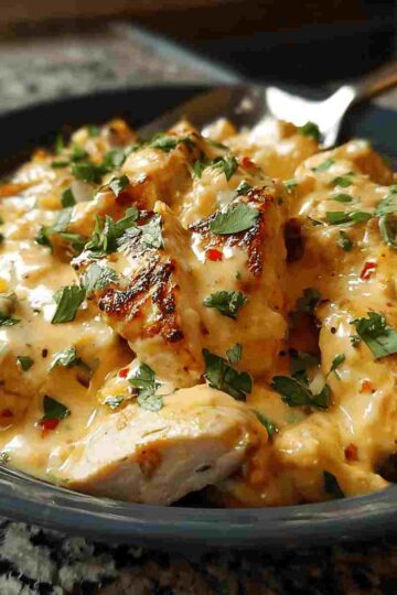 Mexican Chicken with Cheese Sauce