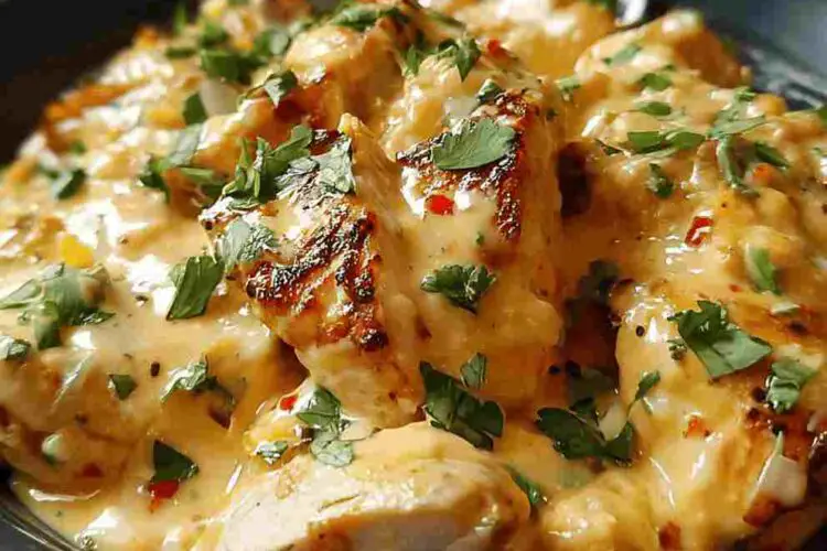 Mexican Chicken with Cheese Sauce