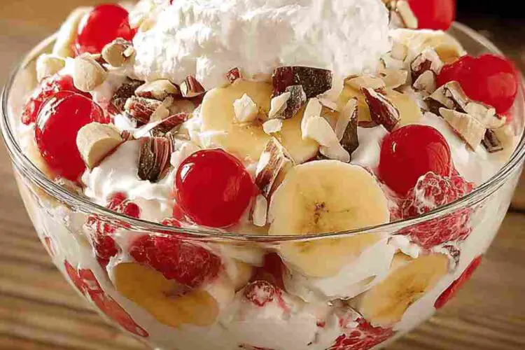Banana Split Fluff Salad