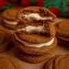 Gingerbread Cheesecake Cookies