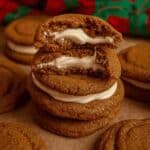 Gingerbread Cheesecake Cookies