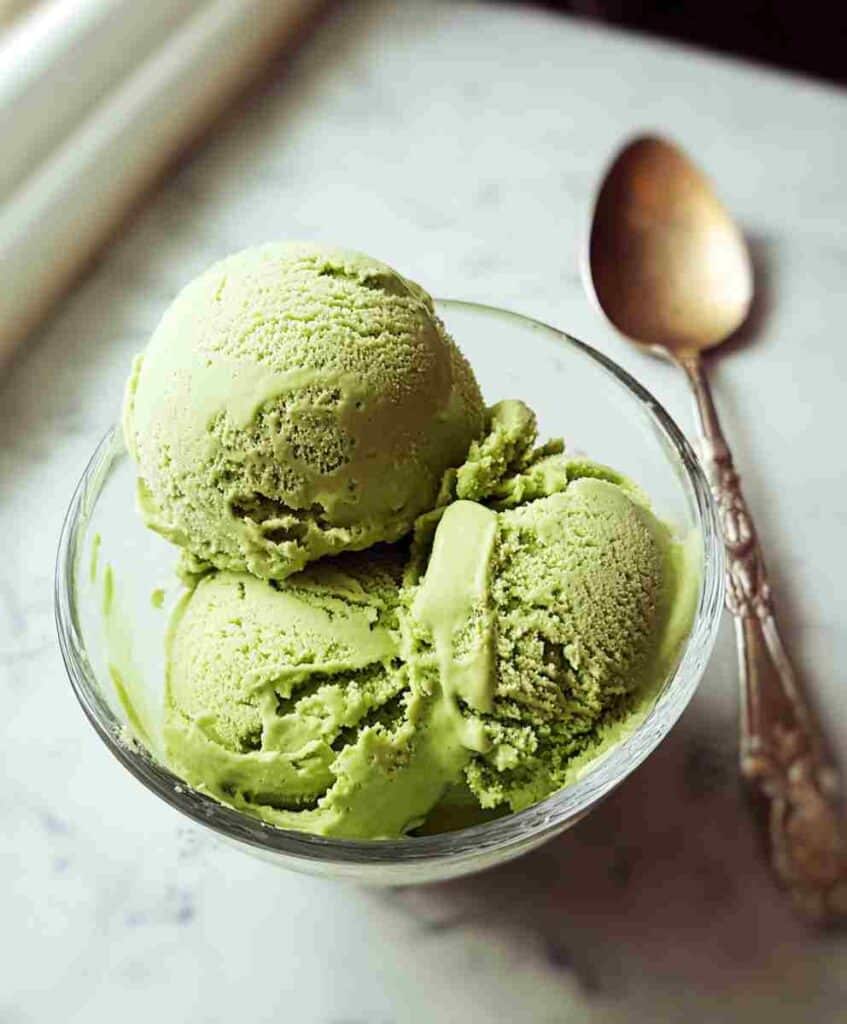 Matcha Green Tea Greek Frozen Yogurt