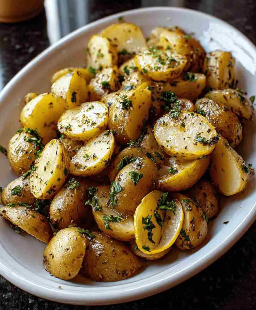 Easy Greek Lemon Potatoes