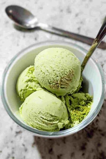 Matcha Green Tea Greek Frozen Yogurt