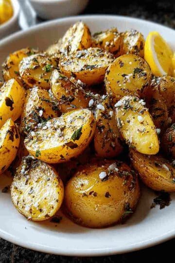 Easy Greek Lemon Potatoes