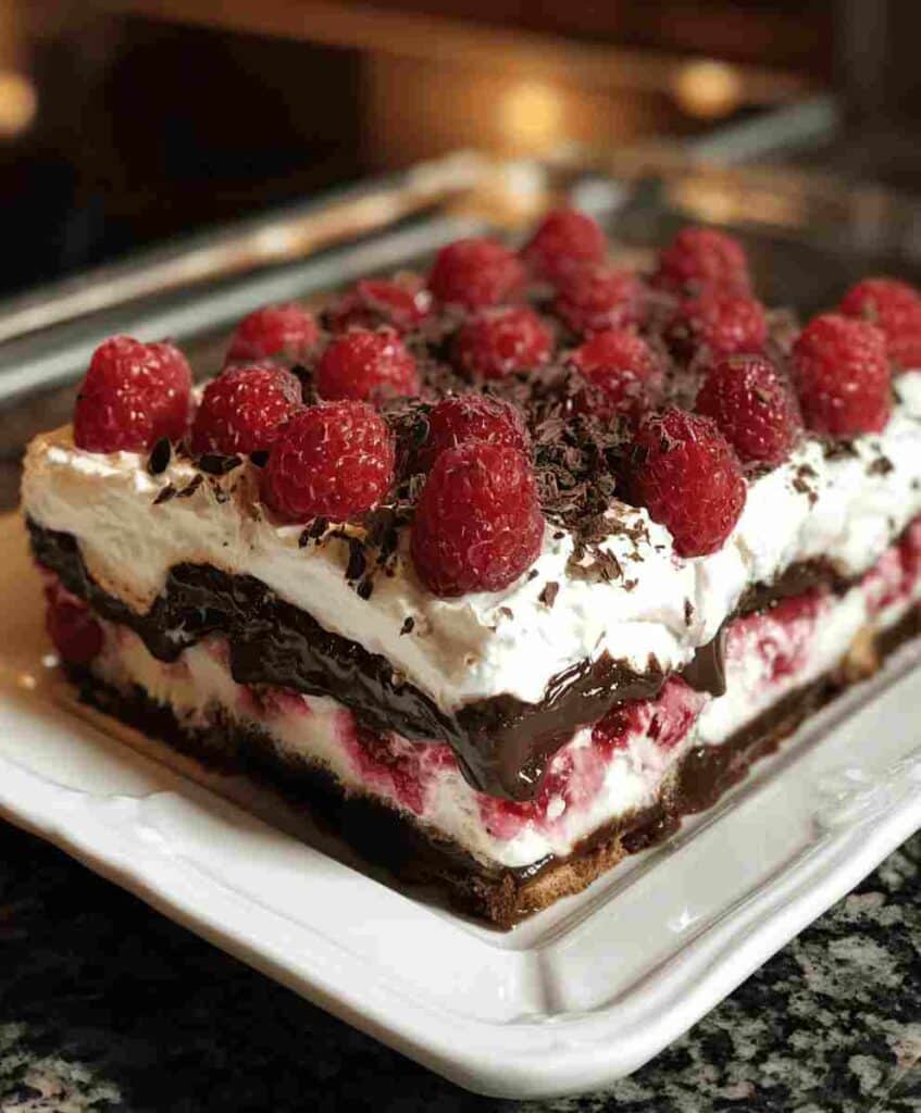 Raspberry Chocolate Lasagna