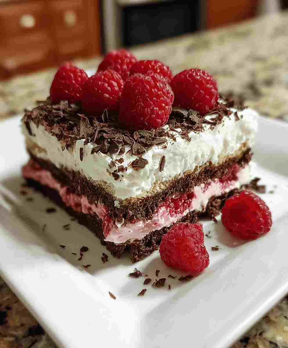 Raspberry Chocolate Lasagna